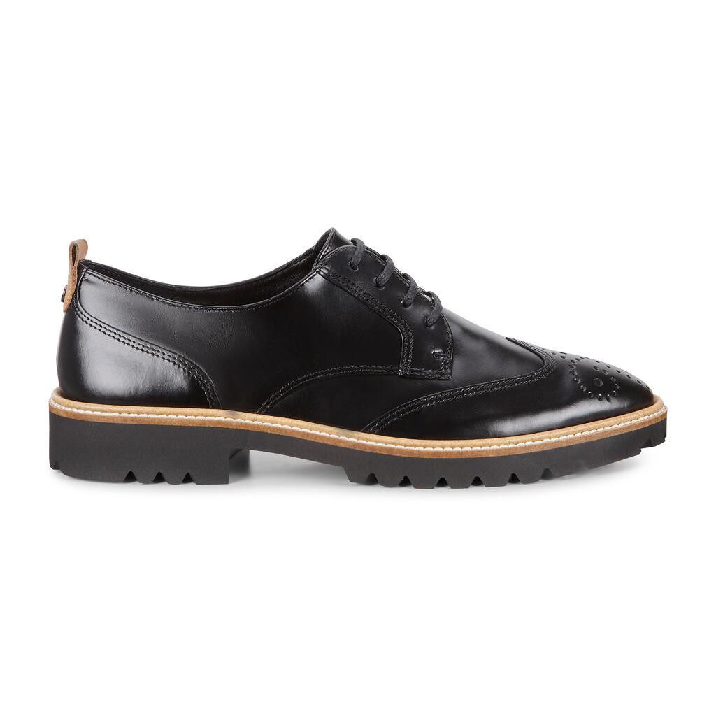 Ecco Incise Tailored Womens Dress Shoes In Black Sales - India OHN-318459